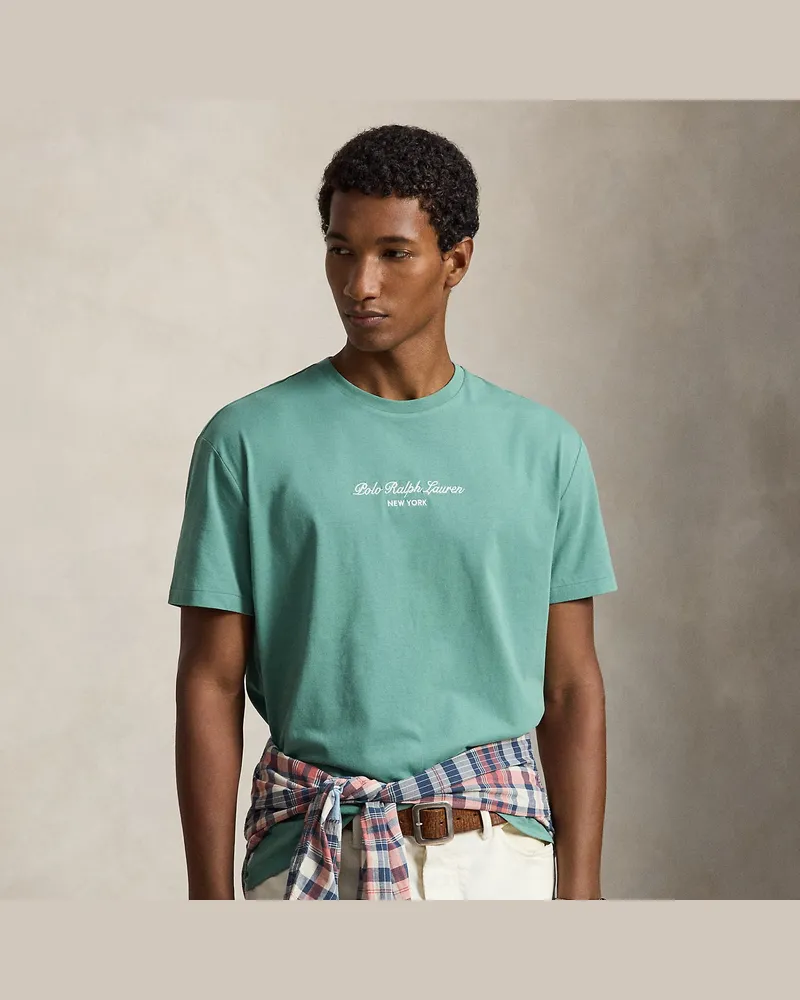 Ralph Lauren Classic-Fit Jersey-T-Shirt mit Logo Blue