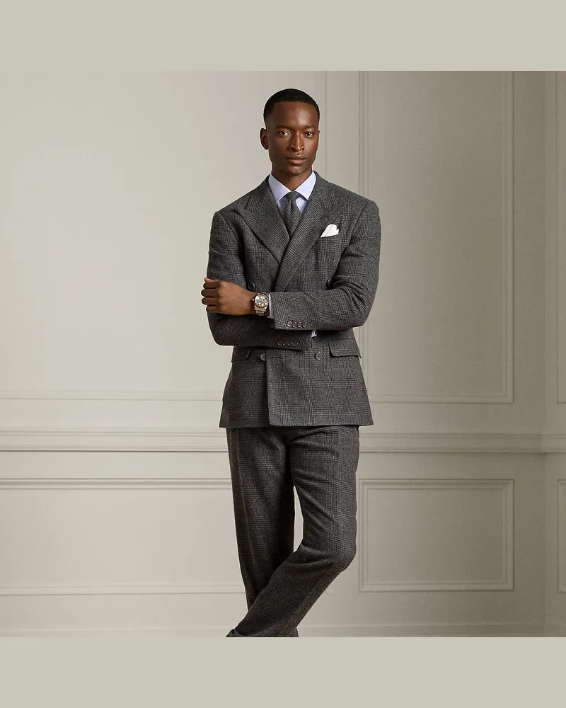 Ralph Lauren Handgeschneiderte Kamelhaarhose Gregory Grey