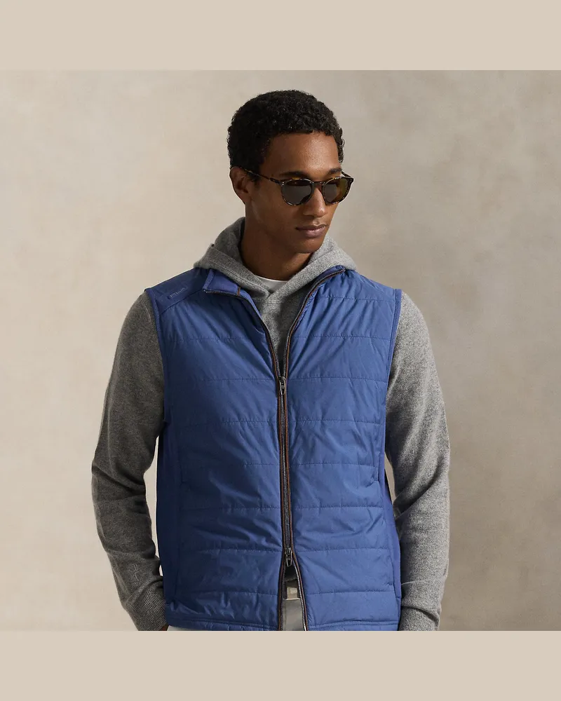 Ralph Lauren Hybrid-Weste mit Reißverschluss Blue
