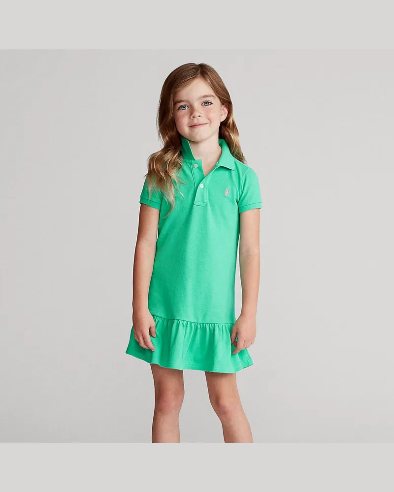 Ralph Lauren Polokleid aus Baumwollpiqué Green