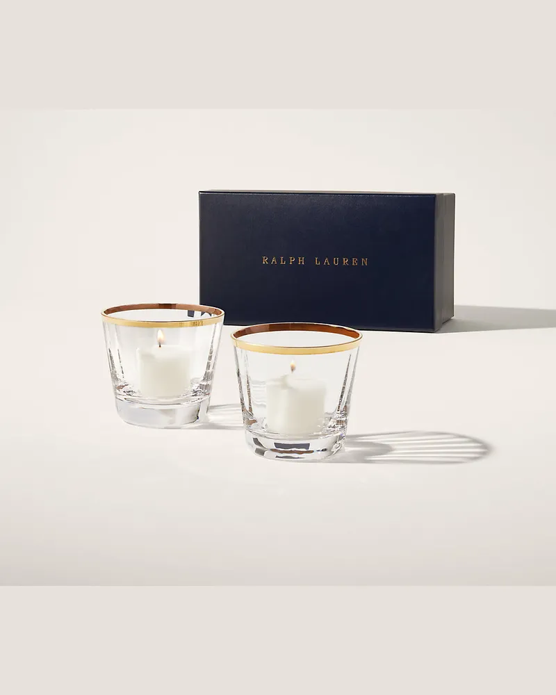 Ralph Lauren Home Votivkerzen-Set Polo Bar White