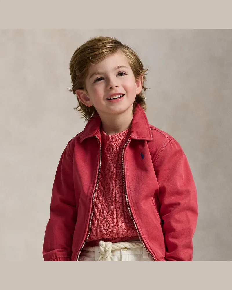 Ralph Lauren Die Chinojacke Bayport aus Baumwolle Red