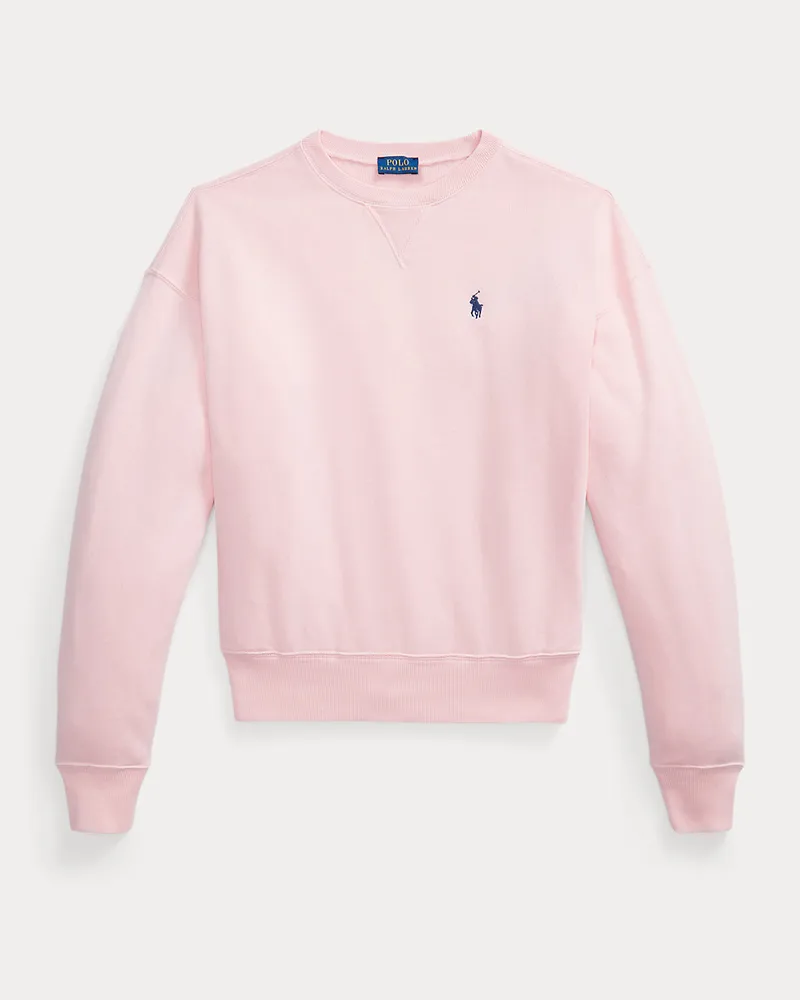 Ralph Lauren Baumwoll-Sweatshirt aus French-Terry Pink