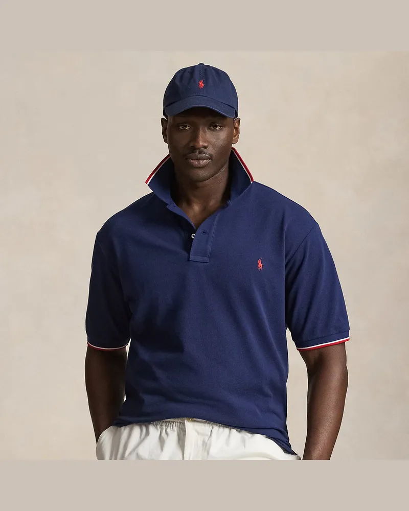 Ralph Lauren Große Größen - Piqué-Poloshirt Blue