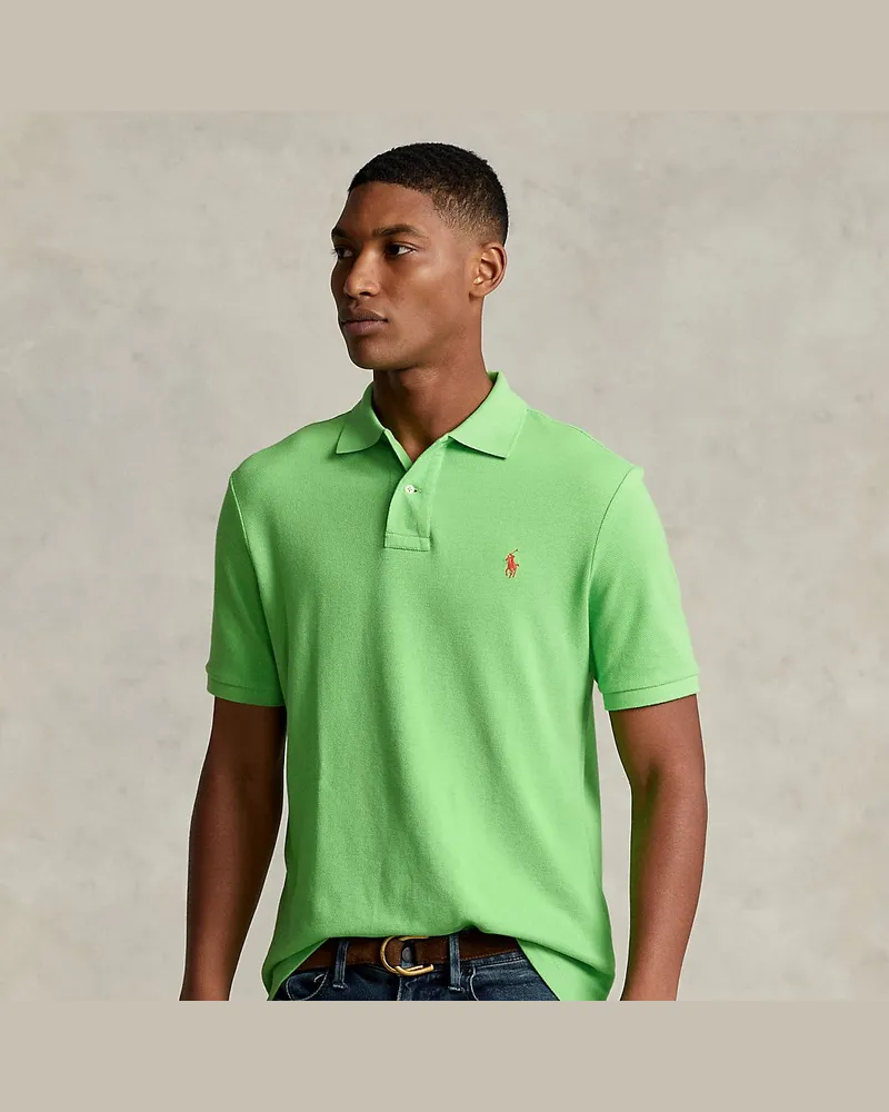 Ralph Lauren Slim-Fit Poloshirt aus Piqué Green