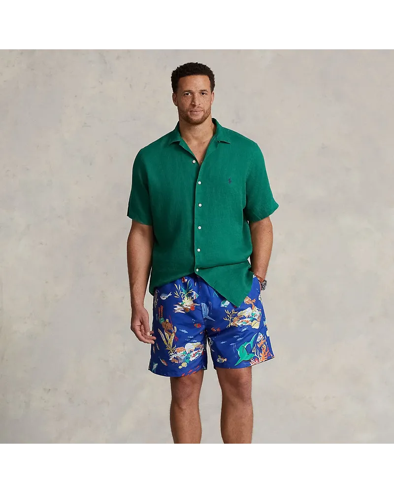 Ralph Lauren Große Größen - Badeshorts Traveler mit Polo Bear Multi