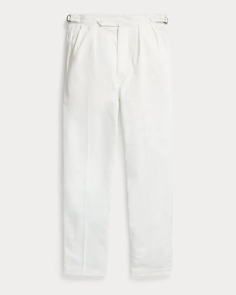 Ralph Lauren Relaxed-Fit Twill-Offiziershose White