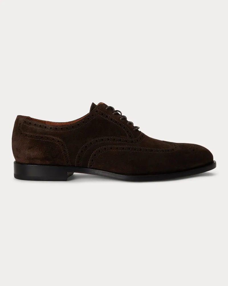 Ralph Lauren Fullbrogue Owen aus Wildleder Brown