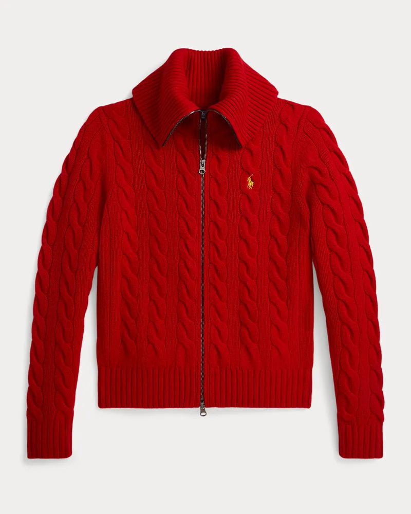 Ralph Lauren Wollstrickjacke Lunar New Year Red