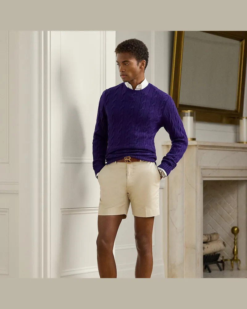 Ralph Lauren Shorts aus Stretch-Chino Tan