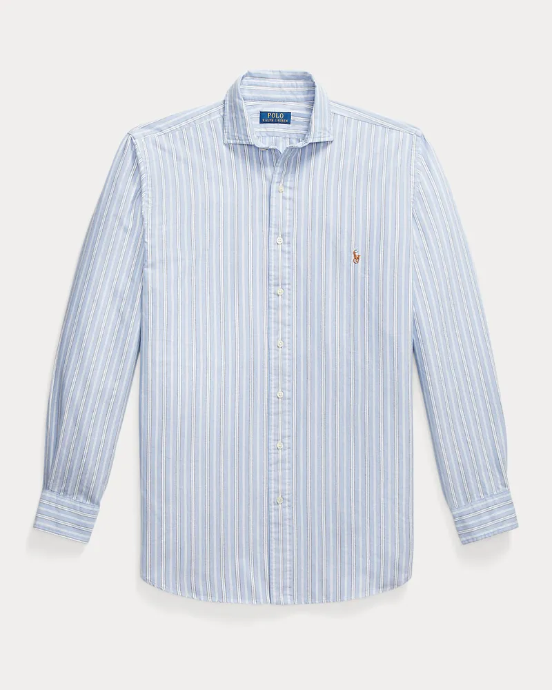 Ralph Lauren Große Größen - Oxfordhemd mit Streifen Blue