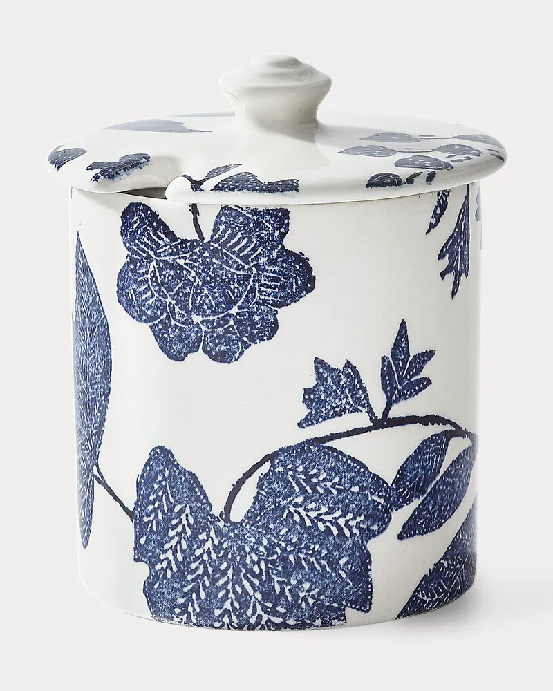 Ralph Lauren Home Zuckerdose Garden Vine Blue