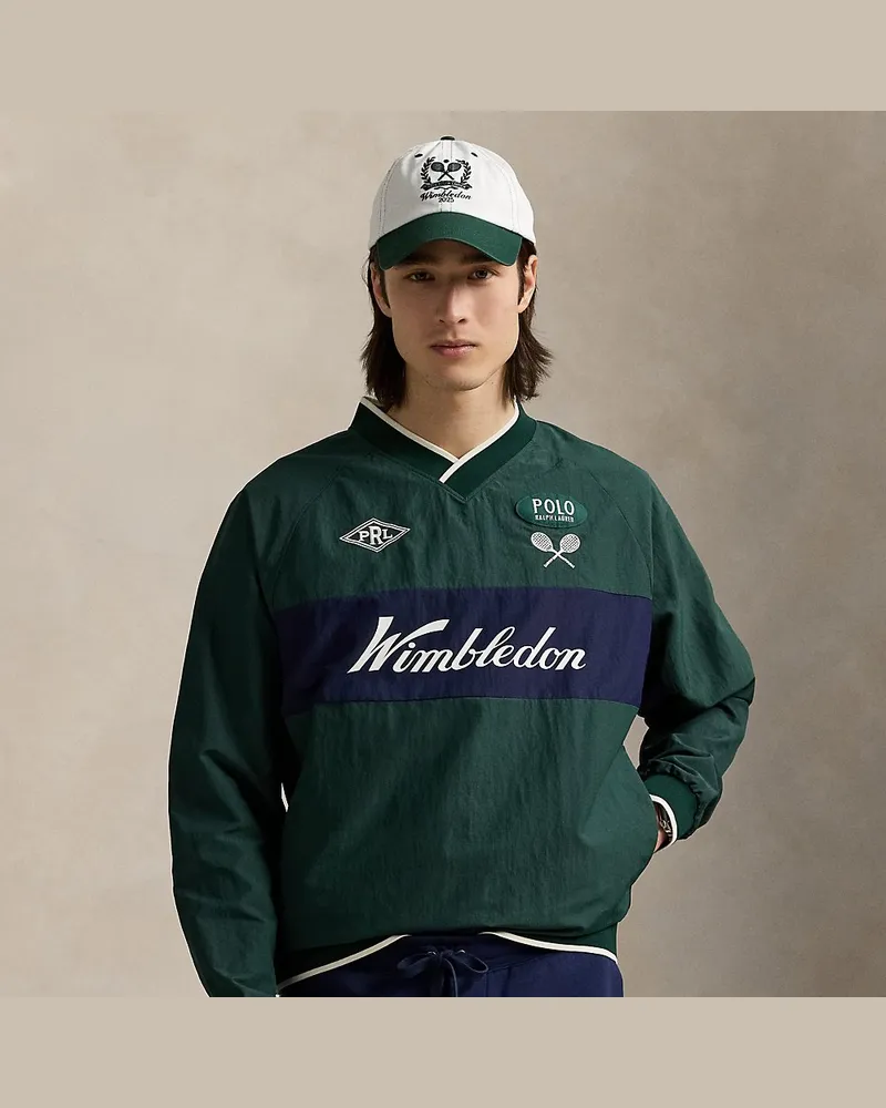 Ralph Lauren Aufwärm-Pulloverjacke Wimbledon Green