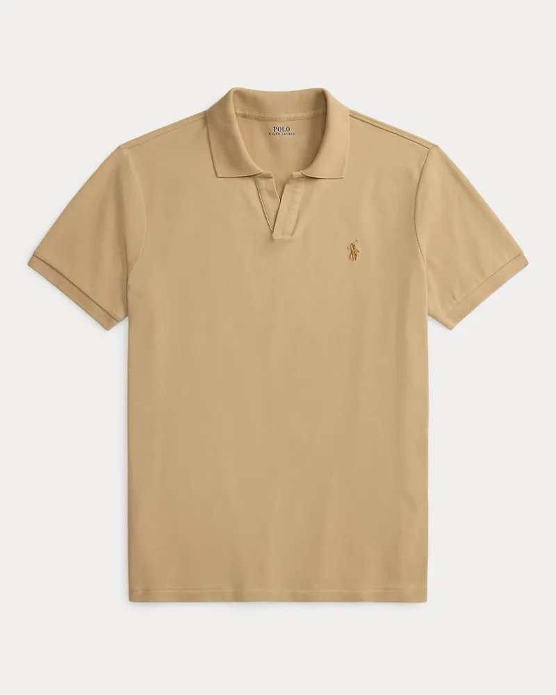 Ralph Lauren Custom-Slim-Fit Poloshirt aus Piqué Tan
