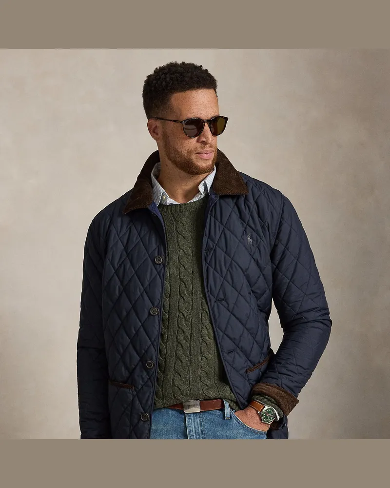 Ralph Lauren Große Größen - Steppmantel Beaton Blue