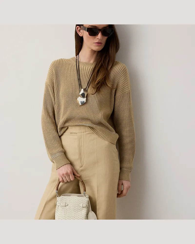 Ralph Lauren Die kleine Beuteltasche  Ralph Lauren Cream