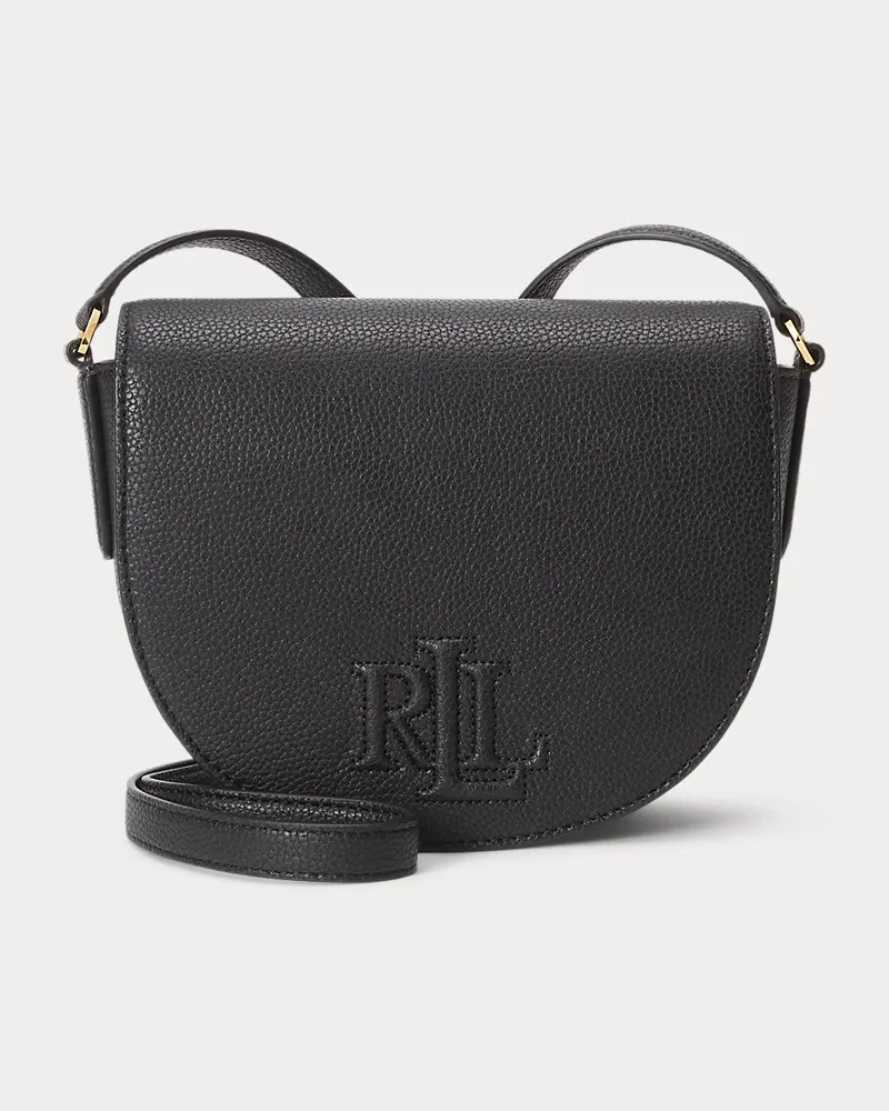 Ralph Lauren Mittelgroße Leder-Umhängetasche Witley Black