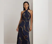 Neckholder-Kleid mit Pailletten