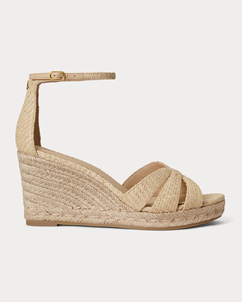 Ralph Lauren Espadrille Nellie aus Bast Natural