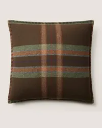 Ralph Lauren Home Kariertes Wurfkissen Billson Brown