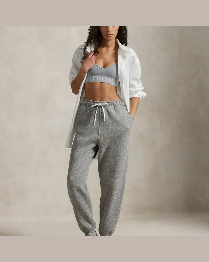Ralph Lauren Bustier mit V-Ausschnitt und Logo Grey