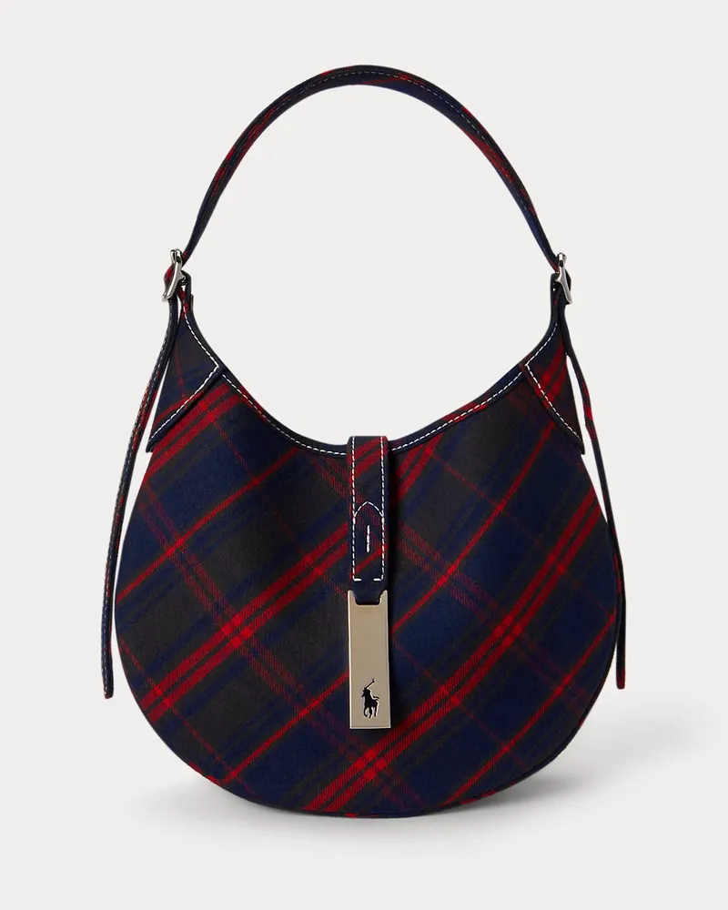 Ralph Lauren Kleine Schultertasche Polo ID aus Twill Green