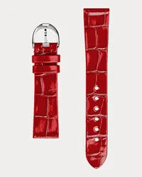 Ralph Lauren RL888-Uhrenarmband aus Alligatorleder Red