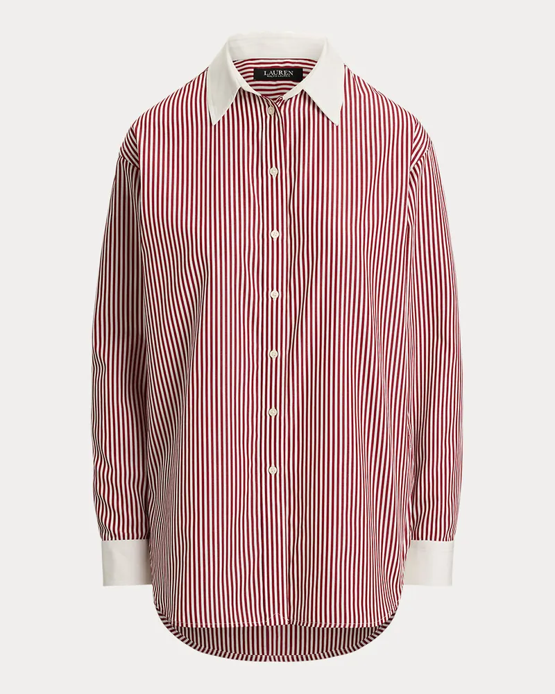 Ralph Lauren Kurzgrößen - Hemd aus merzerisiertem Baumwollstoff Multi