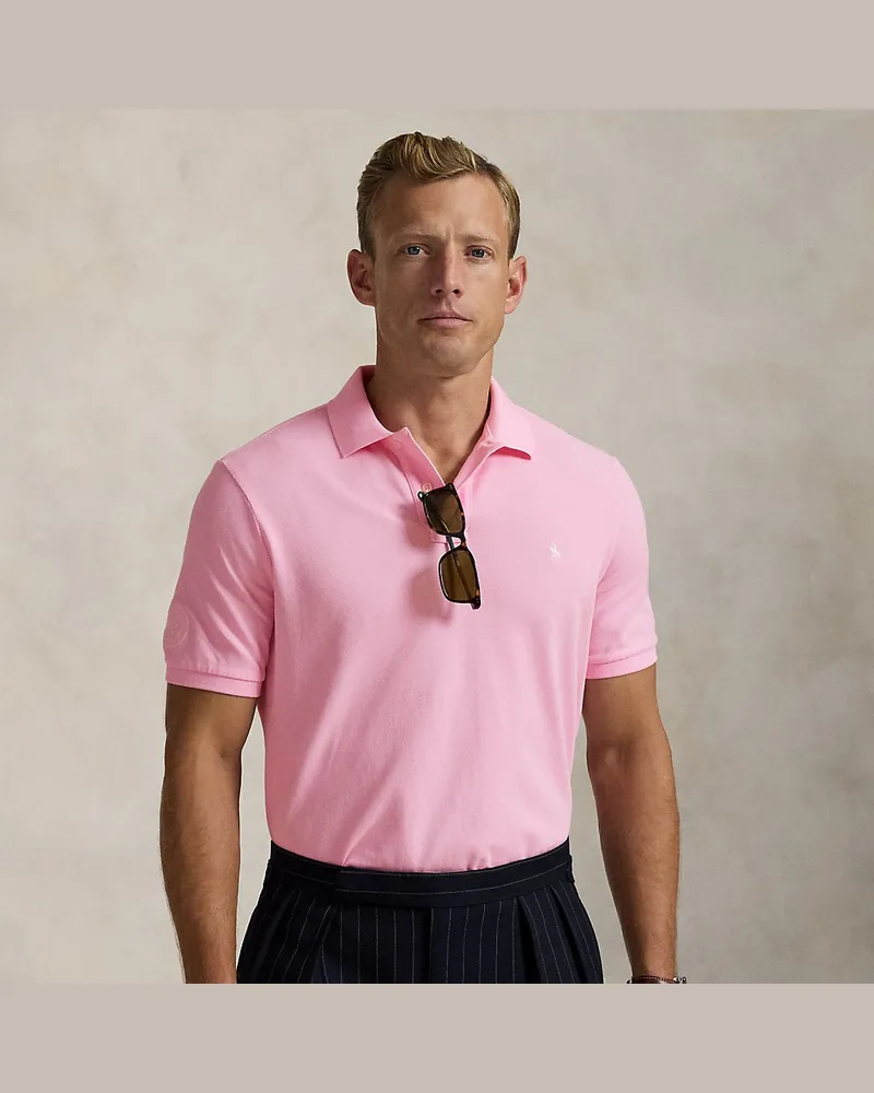Ralph Lauren Classic-Fit Piqué-Poloshirt Wimbledon Pink