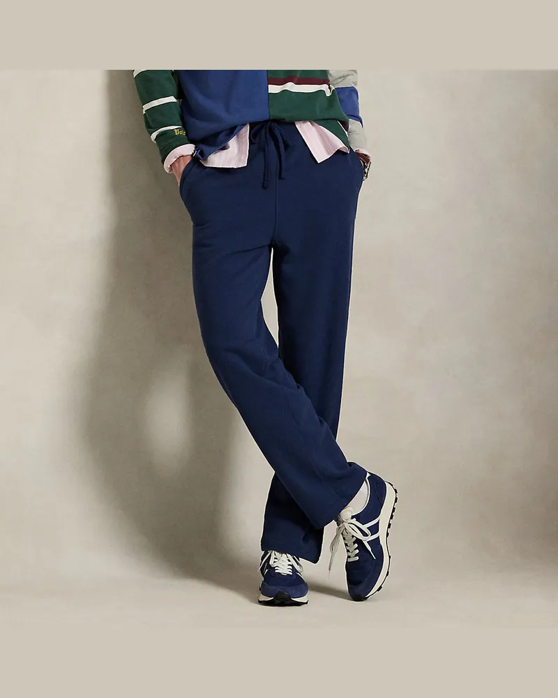 Ralph Lauren Loopback-Fleecehose mit Tunnelzug Blue