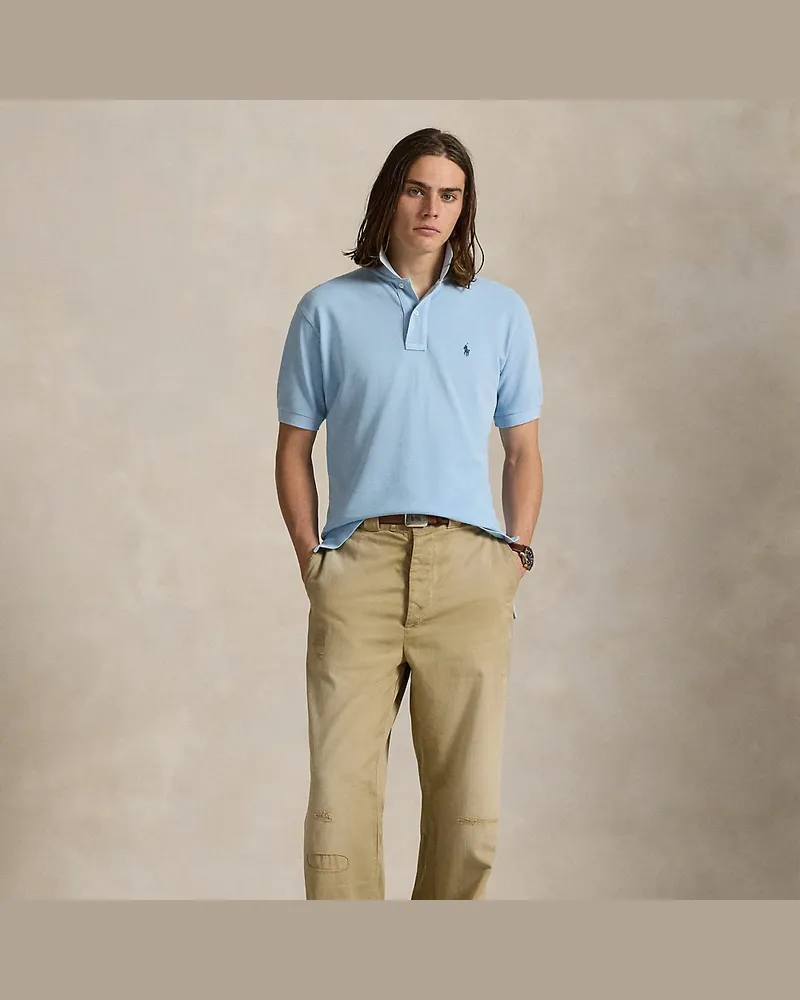 Ralph Lauren Original-Fit Piqué-Poloshirt Blue