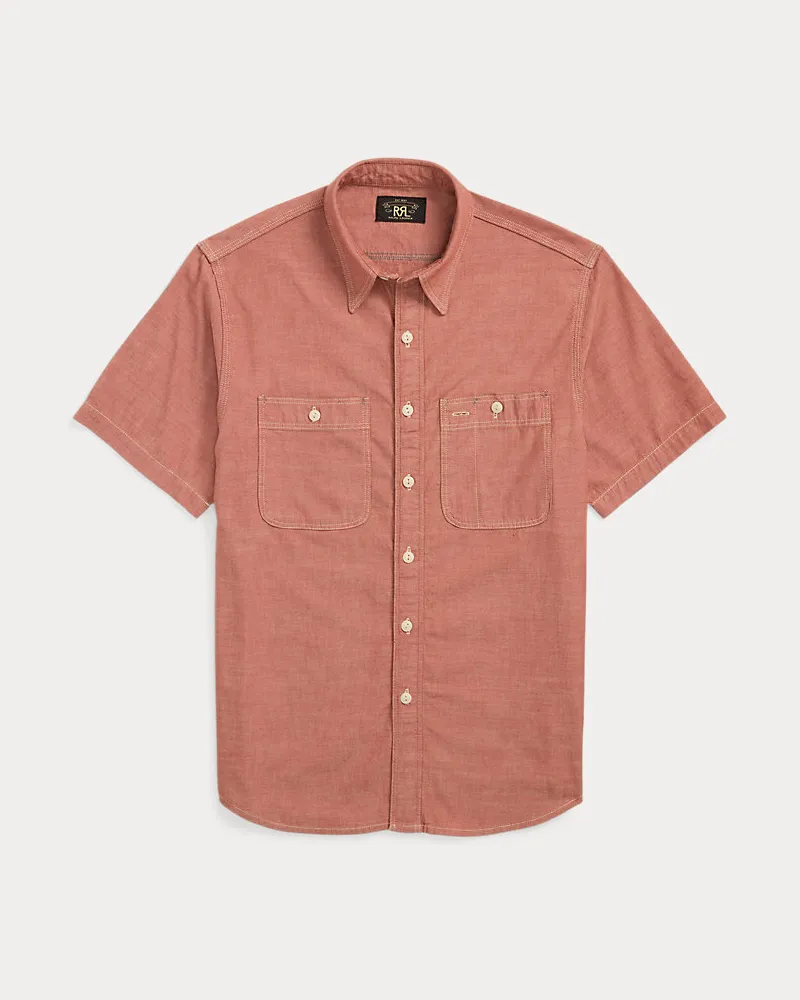 Ralph Lauren Arbeitshemd aus Chambray Red