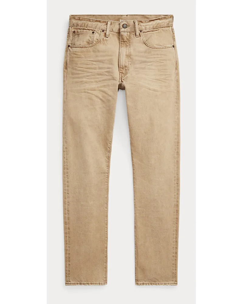 Ralph Lauren High-Slim-Fit Jeans in Sandbraun Brown