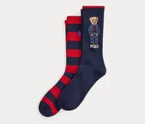 2er-Pack Crew-Socken mit Polo Bear
