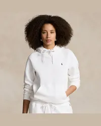 Ralph Lauren Shrunken-Fit Kapuzenpullover aus Fleece White