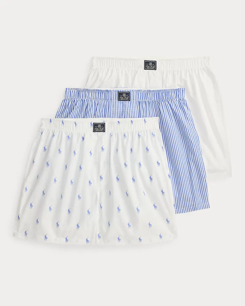 Ralph Lauren 3er-Pack Boxershorts aus Baumwolle Multi