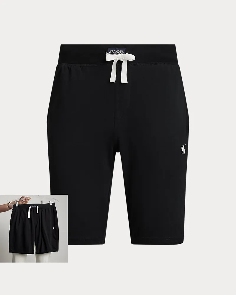 Ralph Lauren Schlafshorts aus Baumwolle Black