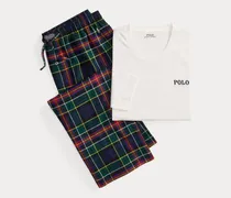 Pyjama aus Baumwolljersey und Flanell