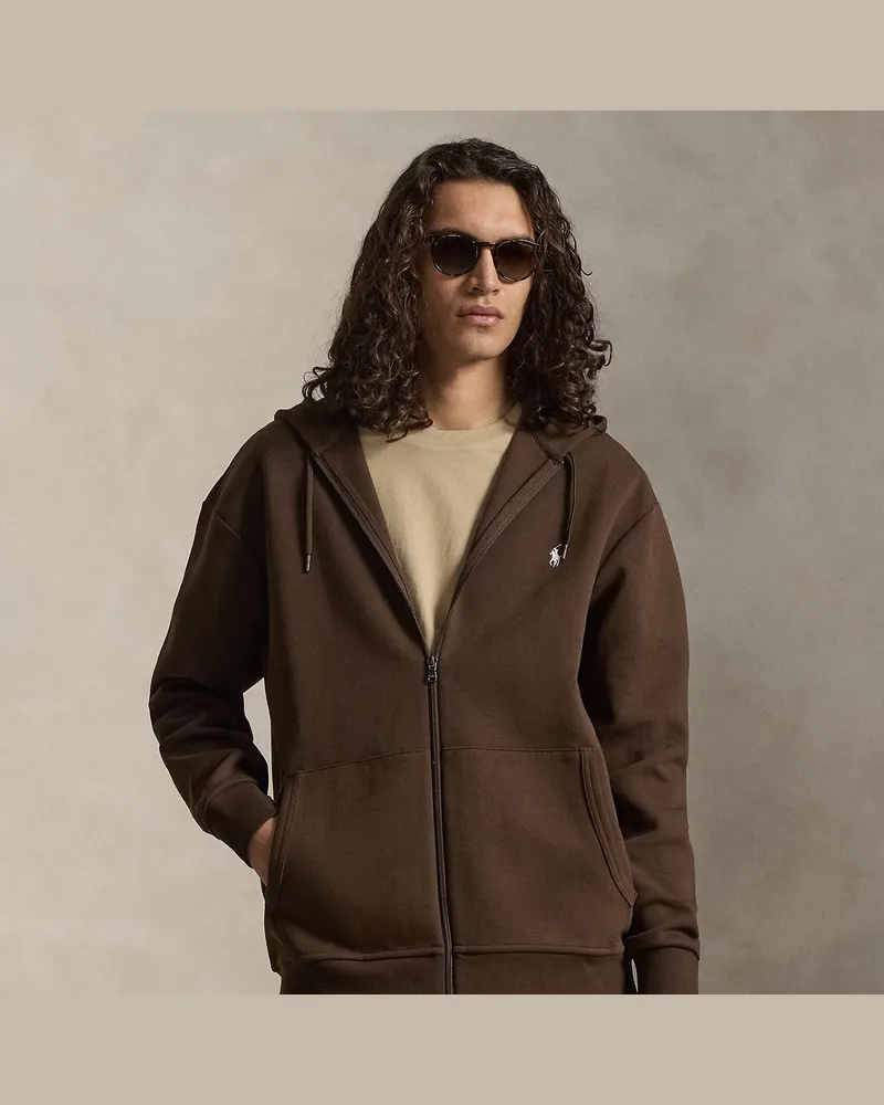 Ralph Lauren Große Größen - Doppellagige Kapuzenjacke Brown