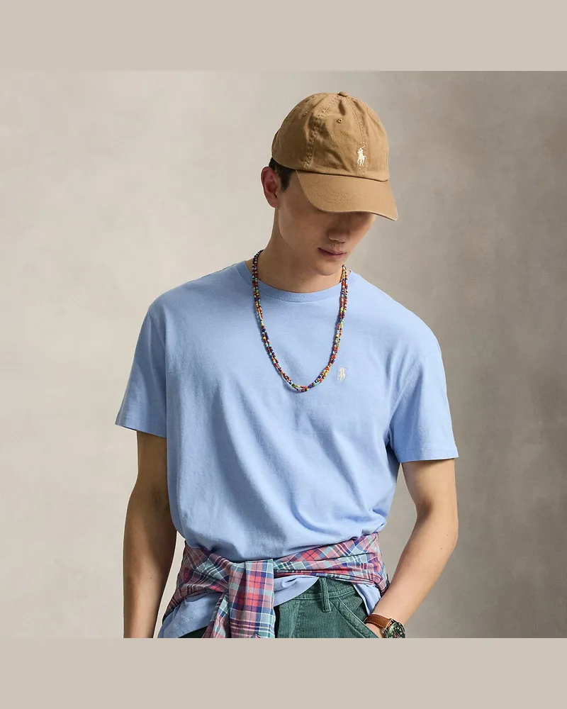 Ralph Lauren Classic-Fit T-Shirt aus Jersey Blue