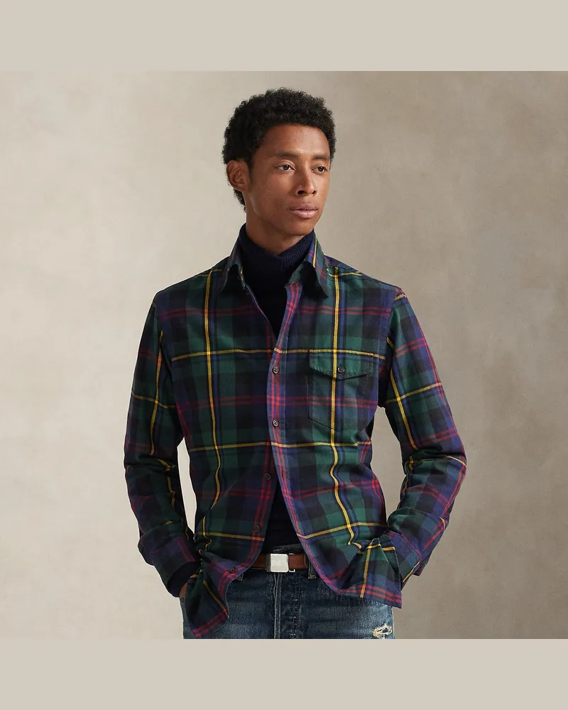 Ralph Lauren Classic-Fit Oxfordhemd mit Karomuster Blue