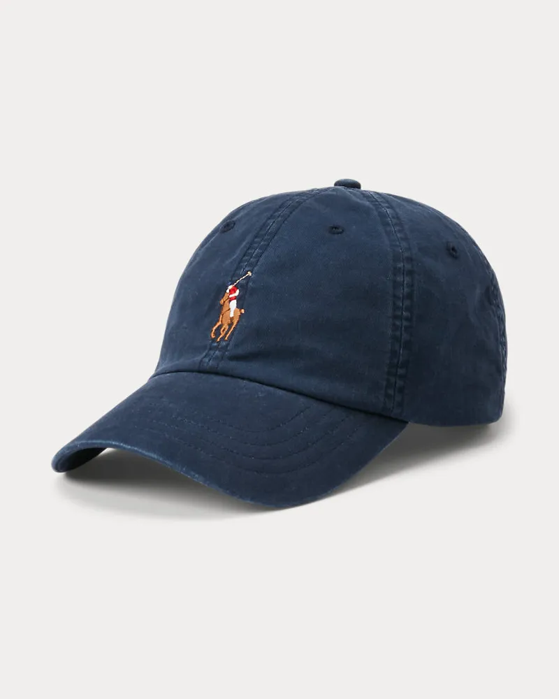 Ralph Lauren Baseballkappe aus Stretch-Baumwolltwill Blue