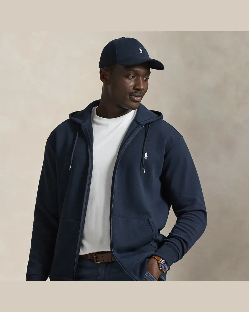 Ralph Lauren Große Größen - Doppellagige Kapuzenjacke Blue