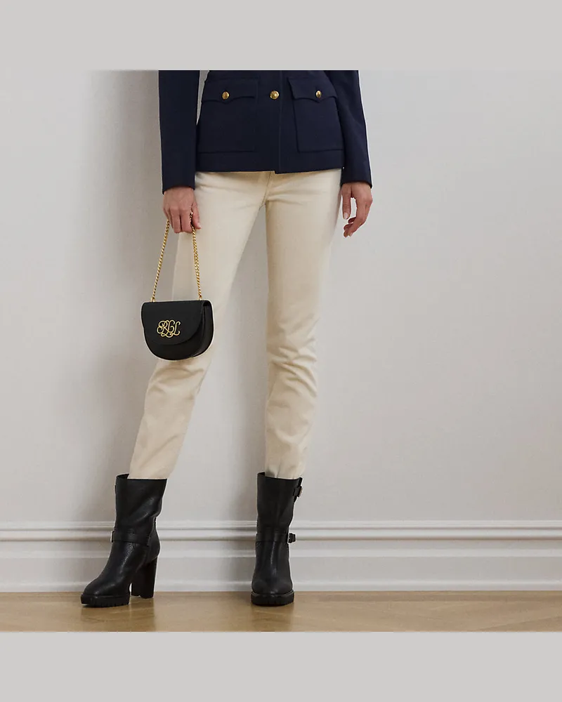 Ralph Lauren Straight-Fit Jeans in Knöchellänge Cream