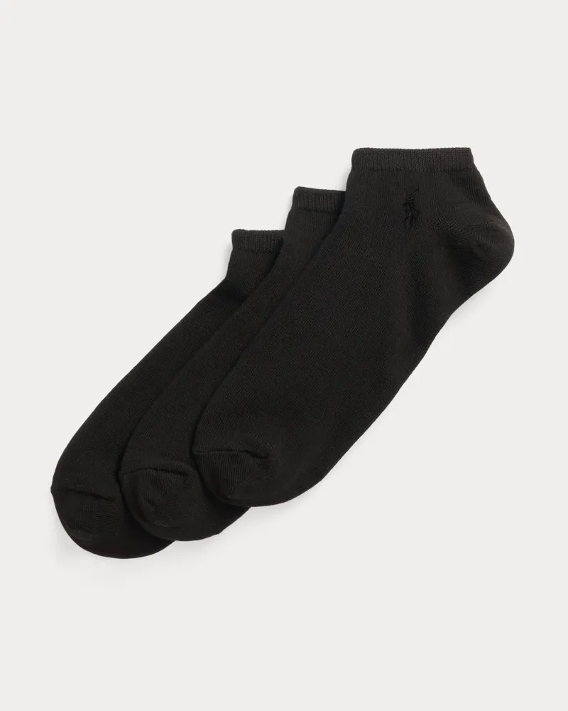 Ralph Lauren 3er-Pack Kurzsocken Black