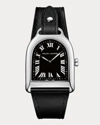 Ralph Lauren Uhr mit Edelstahlgehäuse Black