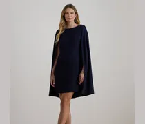 Cape-Cocktailkleid aus Georgette