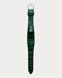 Ralph Lauren Small-Stirrup-Armband, Alligatorleder Green