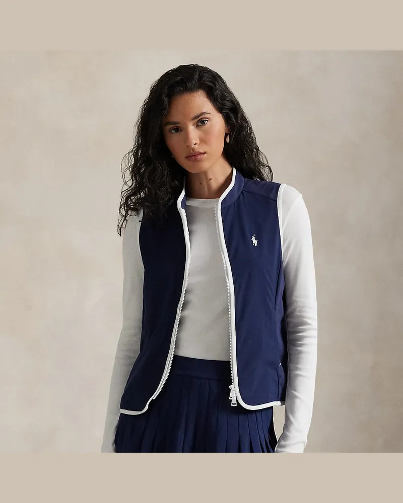 Ralph Lauren French-Terry-Weste mit Reißverschluss Blue