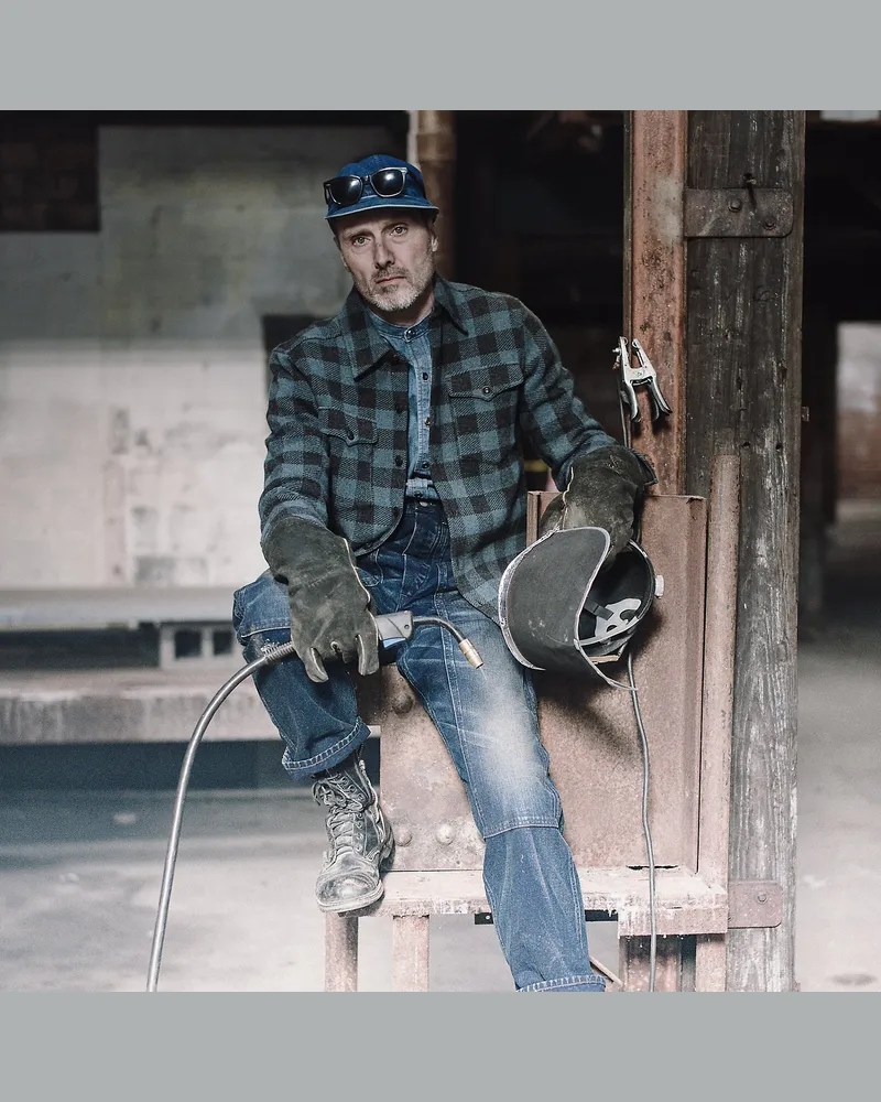 Ralph Lauren Denim-Arbeitshemd in Indigo Blue